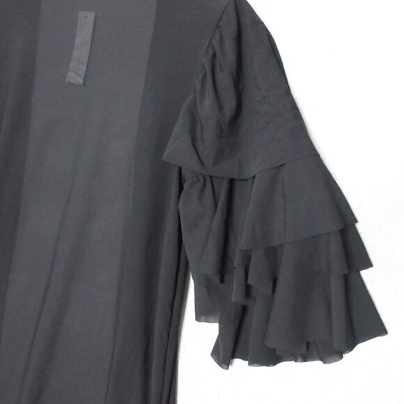 Mod Cloth Cardigan Sheer Ruffle Boho Goth NWT Long Line - Picture 11 of 13
